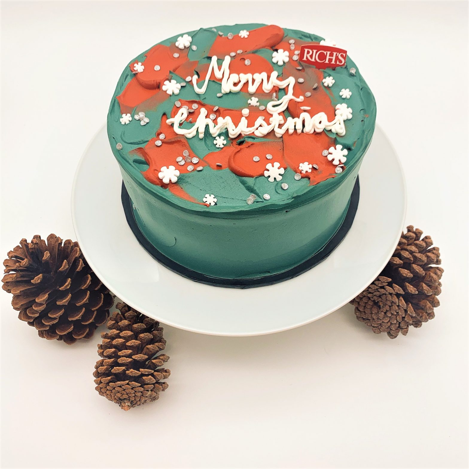 SIMPLE MERRY CHRISTMAS CAKE