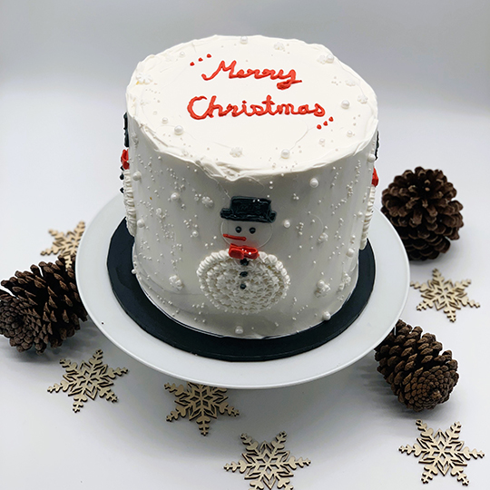 WHITE CHRISTMAS CAKE 2