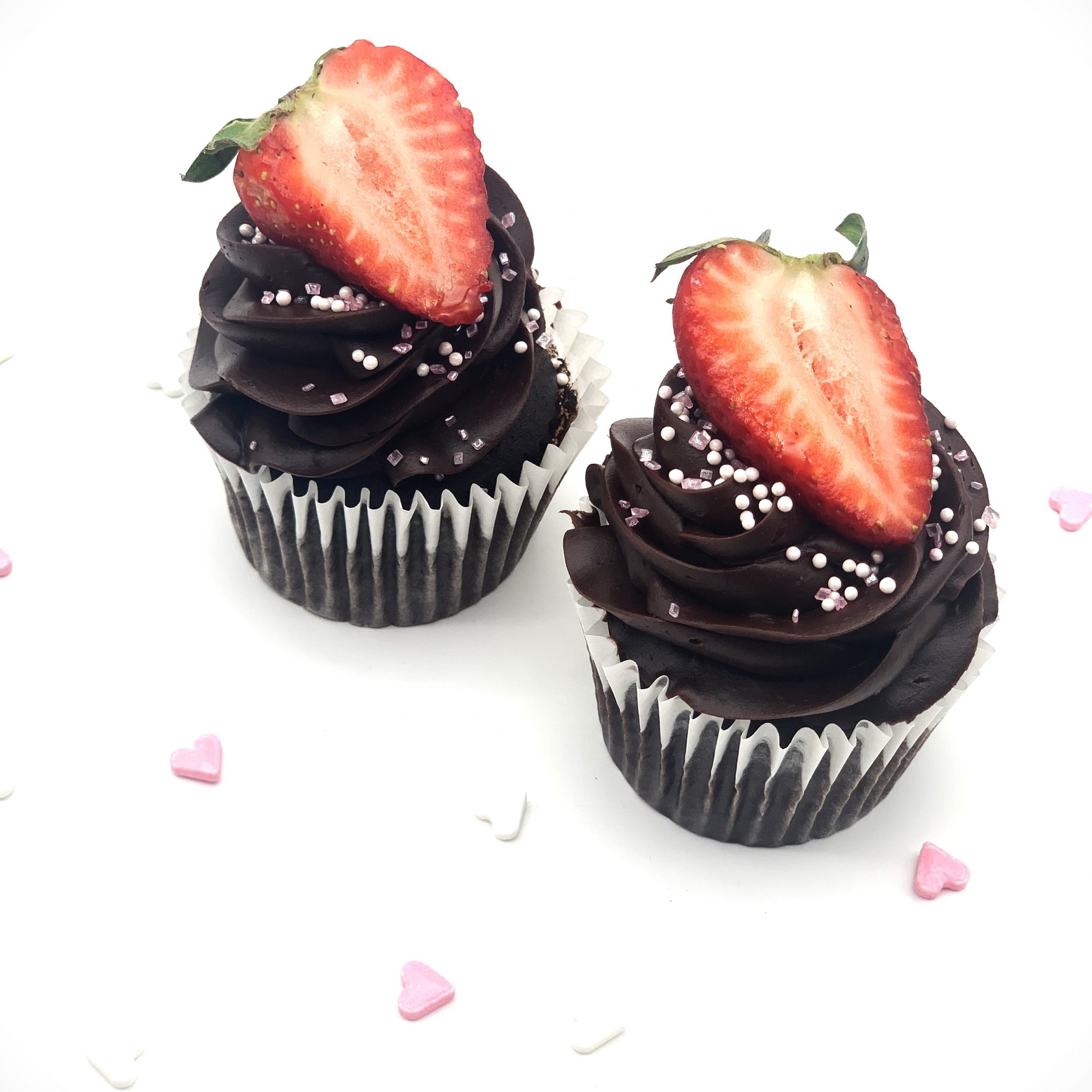 Dark-Ganache-Cupcake-with Whip Topping Base