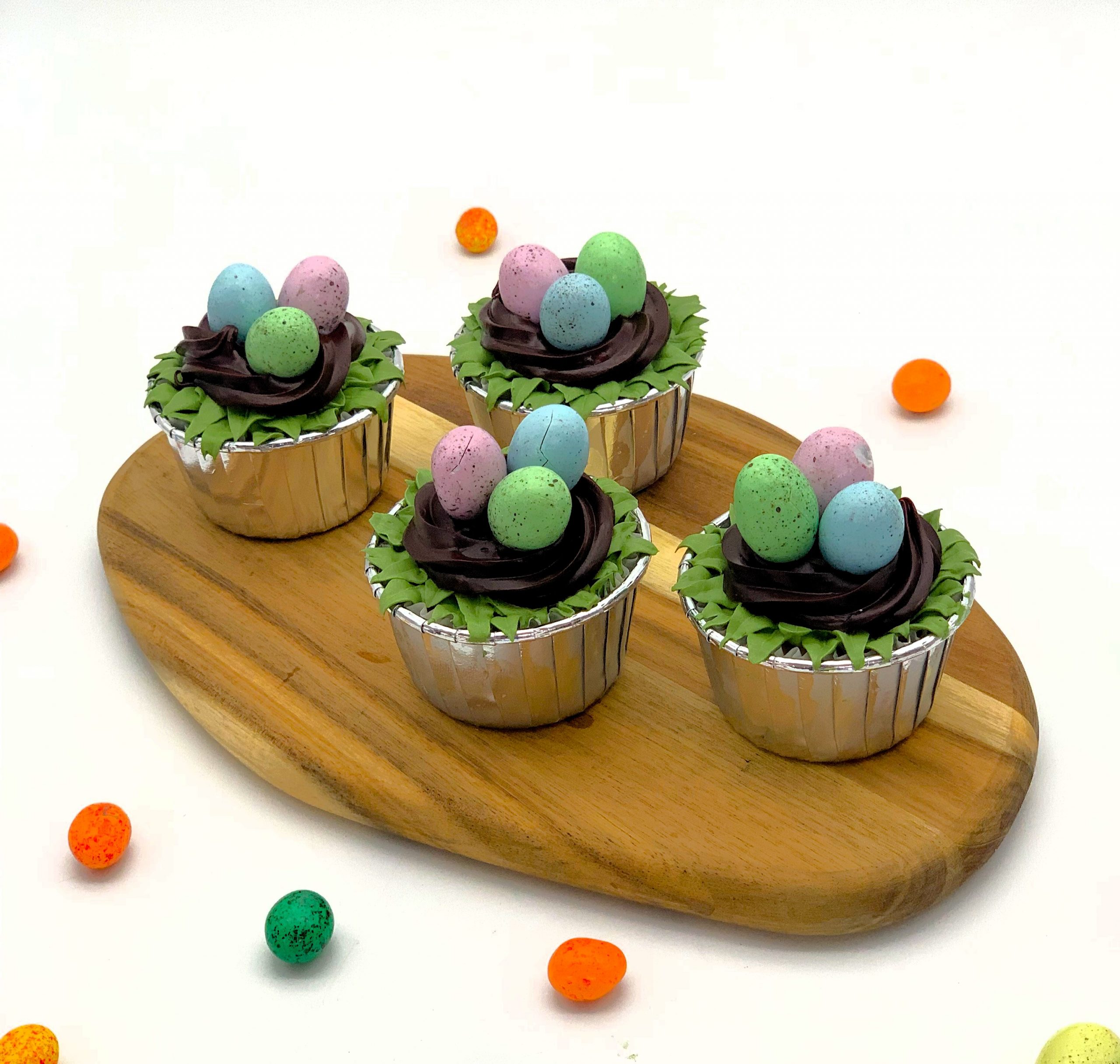 Chocolate Nest Delight Cupcakes with Rich’n Smooth Tropic
