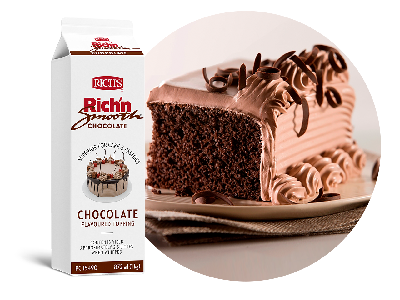 LAYERED COOKIE CAKES with Rich Smooth_Chocolate