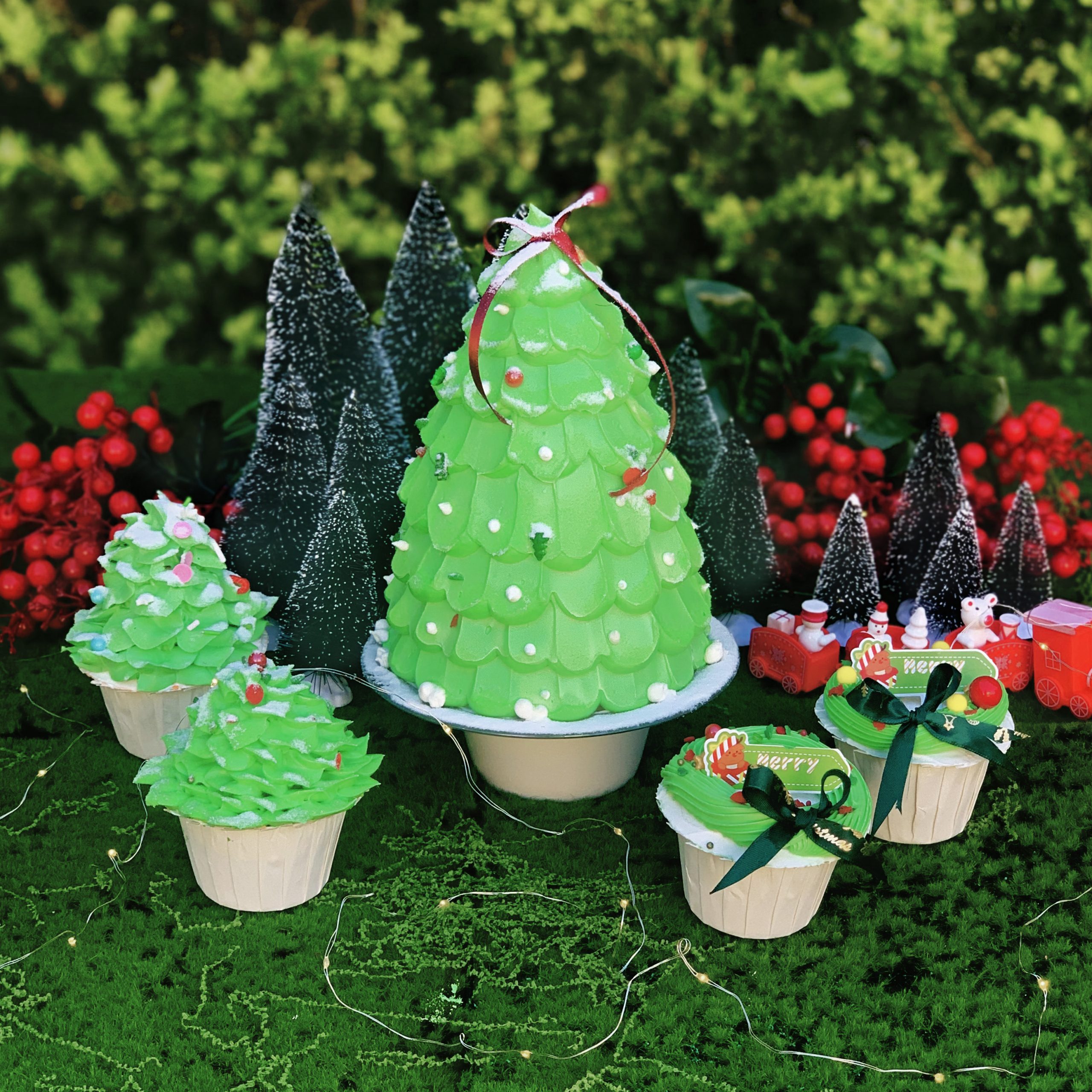 Christmas Tree Cake Recipe with Rich's Gold Label